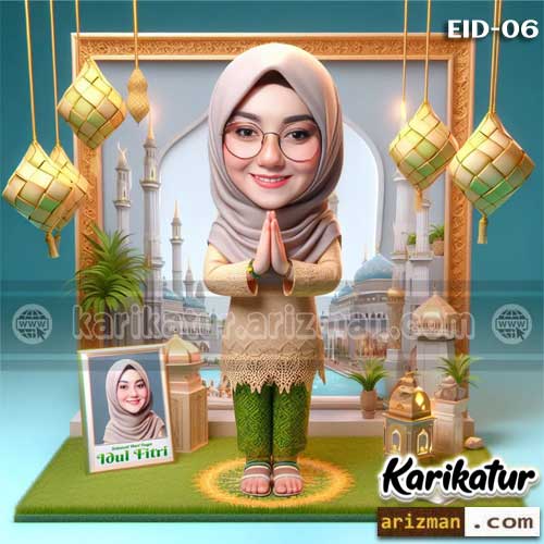 Karikatur 4D Lebaran Idul Fitri 6