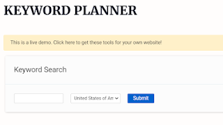 BLOGGER KEYWORD PLANNER