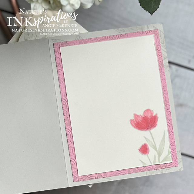 Stampin' Up! Spotlight on Nature friend card - inside | Nature's INKspirations by Angie McKenzie