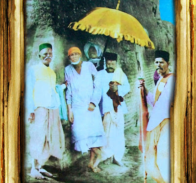 Sai Baba Old Color Photo