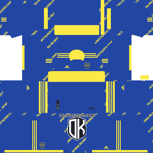 Club Atlético Boca Juniors 2022-2023 Kit Released Adidas For Dream League Soccer 2019 (Home)