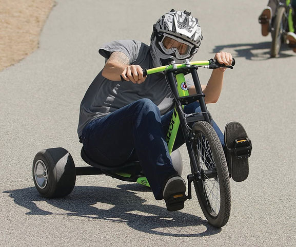 Unleash Your Thrill: Conquer Terrain with the Razor DXT Drift Trike!