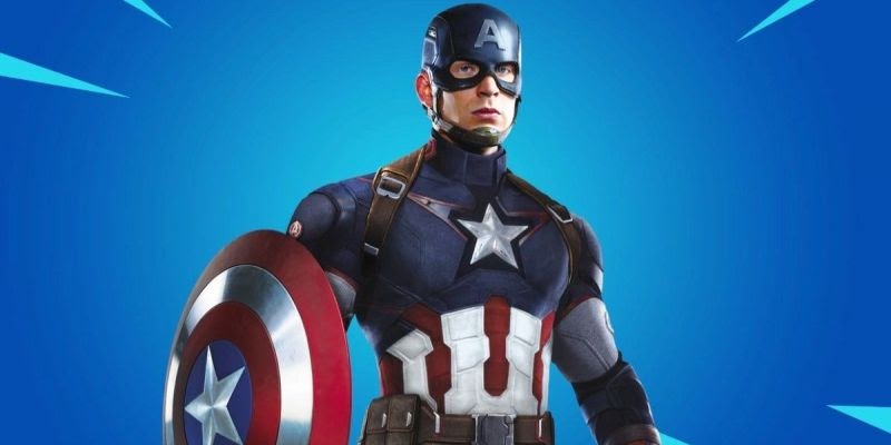 فورت نايت : تسريب سكن جديد كابتن أمريكا Captain America