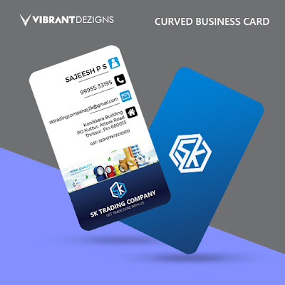 curved business card, business card design, Clean Vertical Rounded Corner Business Card