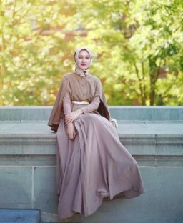 Model Gamis Terbaru 2019 Dian Pelangi Untuk Kondangan Dan Lebaran