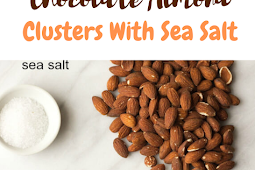 PEANUT BUTTER AND CHOCOLATE ALMOND CLUSTERS WITH ocean SALT