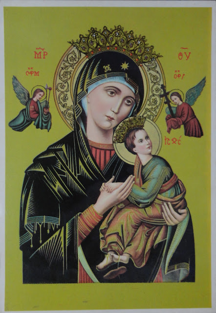 Our Lady of Perpetual Help postcard