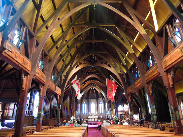 wellington, st paul wooden church