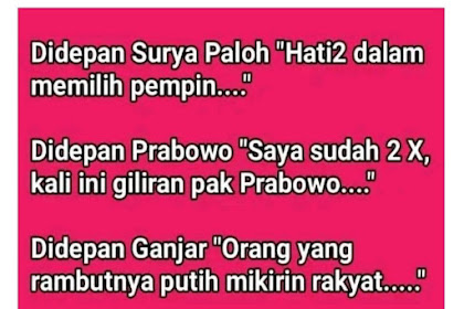 Didepan Surya Paloh Ngomong Apa, Didepan Prabowo Lain Lagi...
