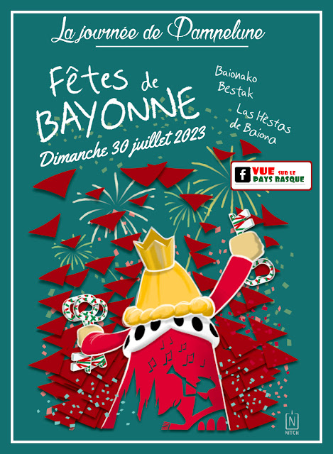 Fêtes de Bayonne 2023 La journée de Pampelune