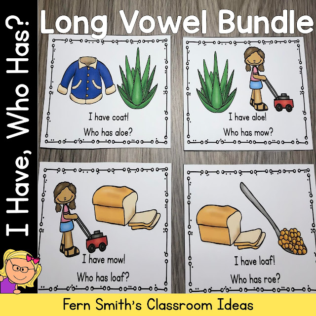 Click Here to Download This I Have, Who Has? Long Vowel Words Vocabulary Development Game Resource For Your Classroom Today!