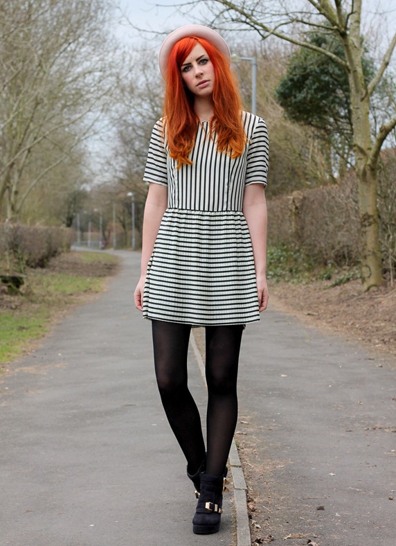 MINKPINK STRIPED DRESS
