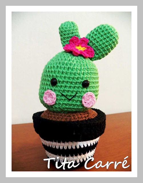 Cactus em Crochet