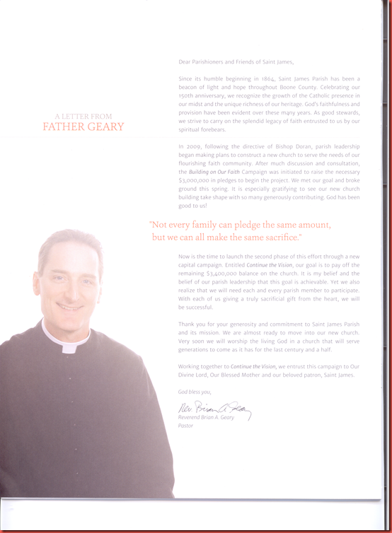 Continue the Vision  Capital  Campaign  page 2A