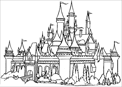 Castle Coloring Page