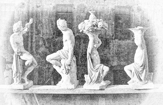 Four Statues; Adolphe Terris