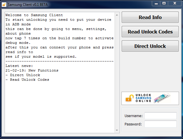 Samsung Network Unlock Tool Beta Version Download Free