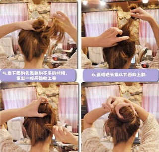 Cara mengikat rambut  panjang  4 model 