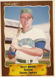 Billy Moore 1990 Denver Zephyrs card