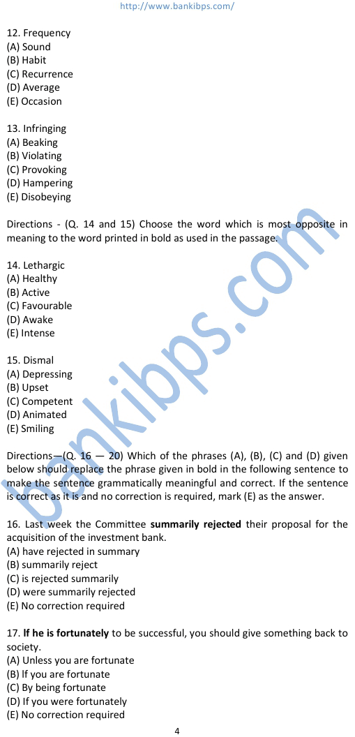 sbi exam solved paper