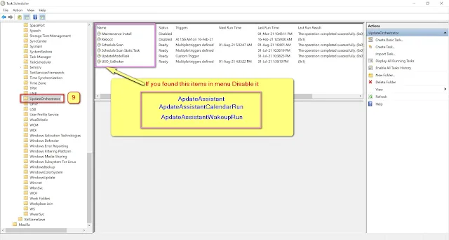 إيقاف تحديث ويندوز 10 عن طريق " Task Scheduler