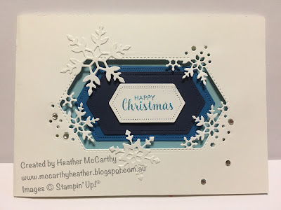 Snowflake Wishes Dies, Stitched Nested Dies, Stampin Up