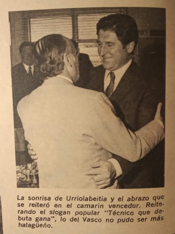 Juan Eulogio Urriolabeitia Director Técnico de River Plate año 1972 superclásico histórico