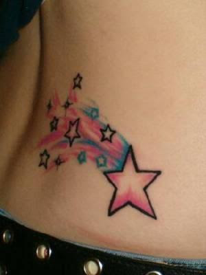 lower back tattoos stars. Lower Back Star Tattoos;