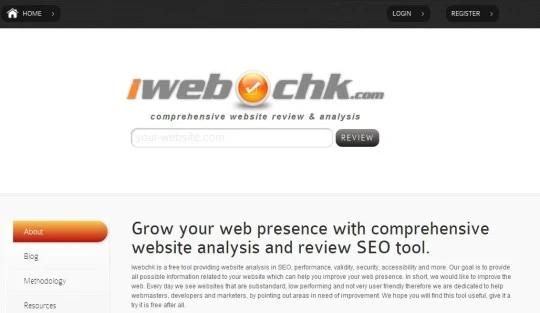 iwebchk - Website SEO Report