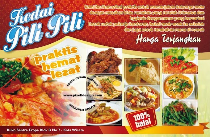 Contoh Iklan Promosi Rumah Makan / Resto / Cafe  yang menarik