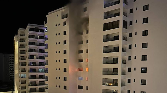 Fire broke out in hotel in Iskele