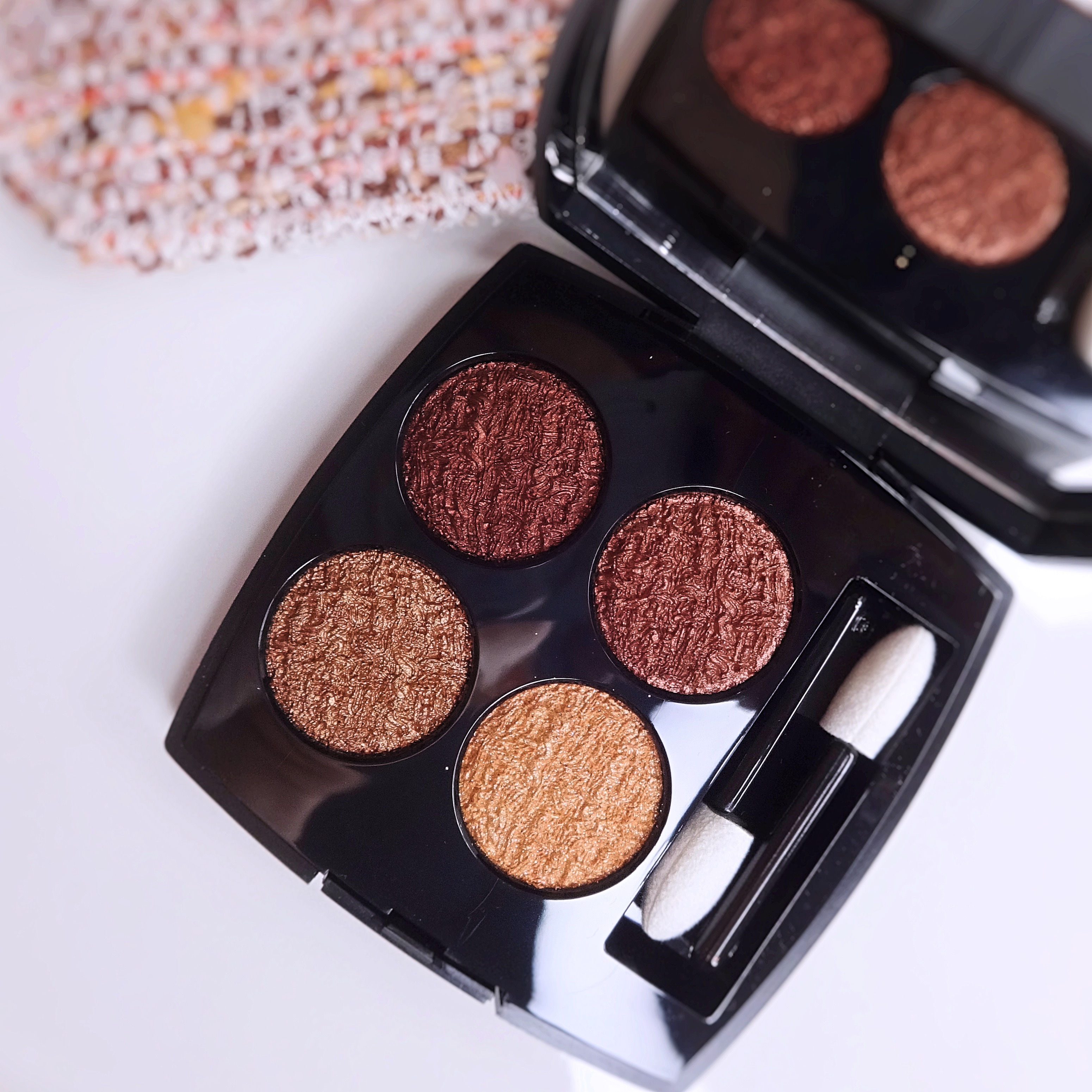 Chanel Tweed Eyeshadow Collection Review Swatches