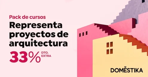 Pack de Cursos Arquitectura Domestika