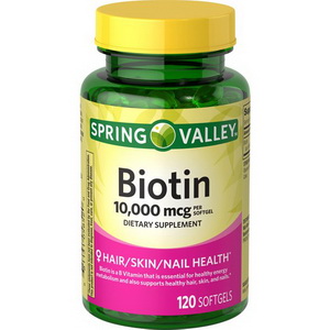 Viên Uống Bổ Sung Biotin Spring Valley Hỗ Trợ Mọc Tóc Móng Của Mỹ