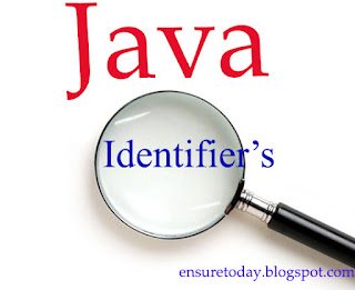 Identifiers in Java ,General examples for identifiers in java