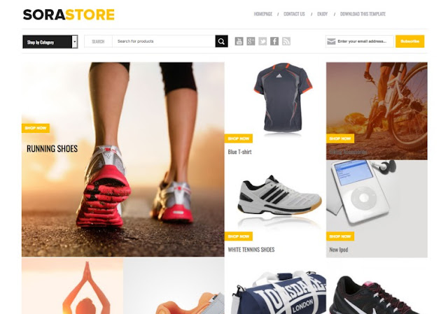 Sora Store Blogger Template