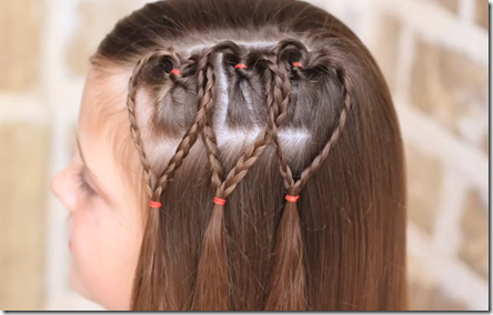 Como hacer fácil Estilo de trenza para niña