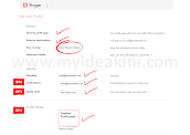 Tutorial Tetapan Blog Profil