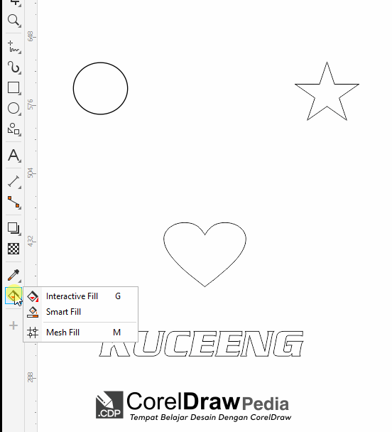 Tutorial 5 cara memberi warna pada objek di aplikasi coreldraw