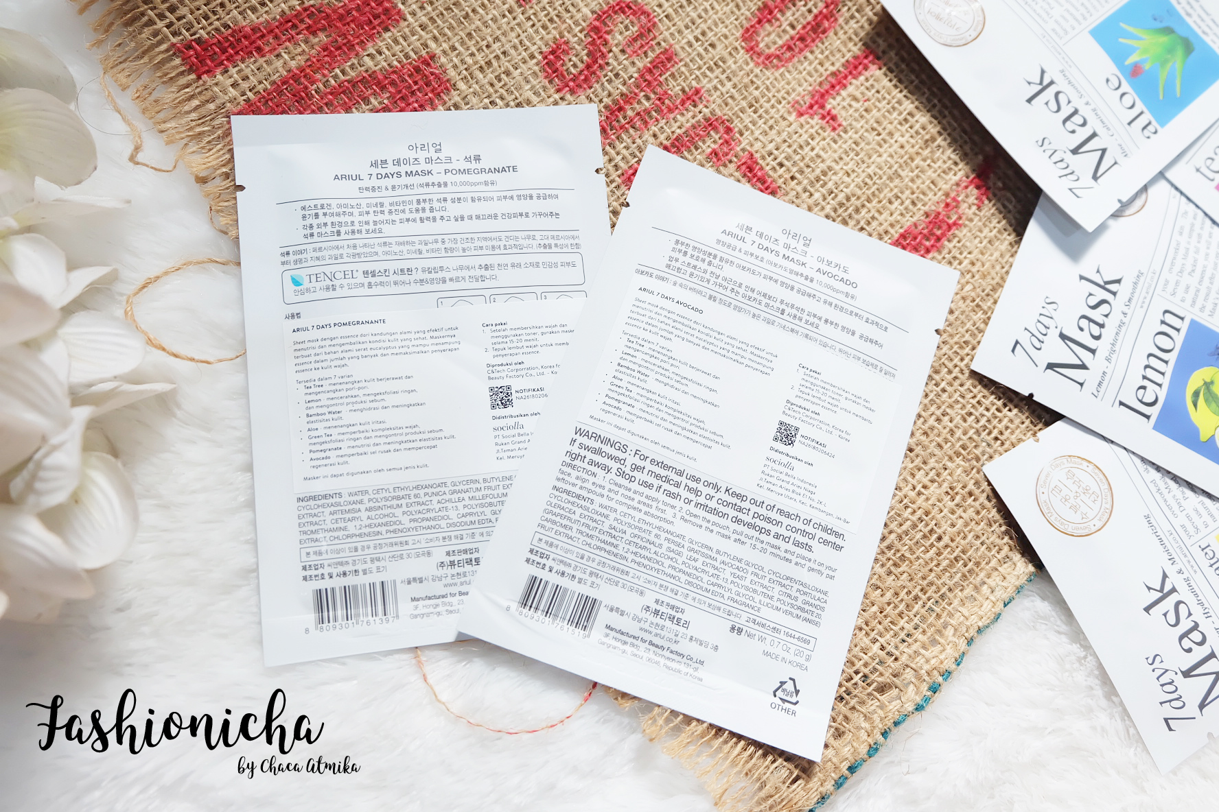 [Review] Ariul 7 Days Mask