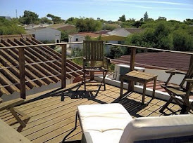 Granny flat roof terrace Castaway Cottage Armona Island