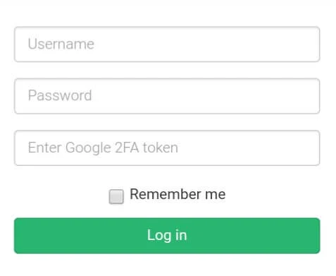 Ketika Login cukup isi Username & Password saja, sedangkan Google 2FA token bisa di abaikan saja dan pilih "Login".