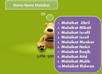 10 Nama Nama Malaikat dan Tugas-Tugasnya