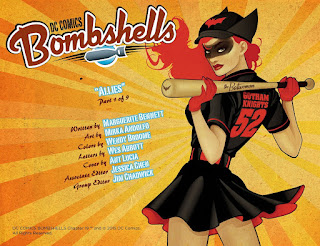 Page 1 of DC Comics Bombshells #19 featuring Batwoman