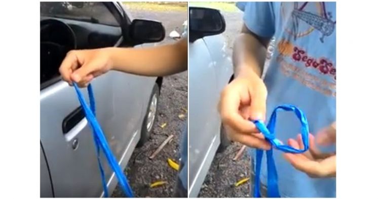 Video Dengan Cara  Ini Anda Bisa Buka Pintu  Mobil Hanya 