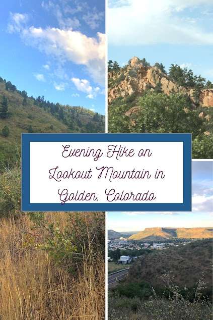 Evening Hike on Lookout Mountain in Golden, Colorado enjoying magnificent views.