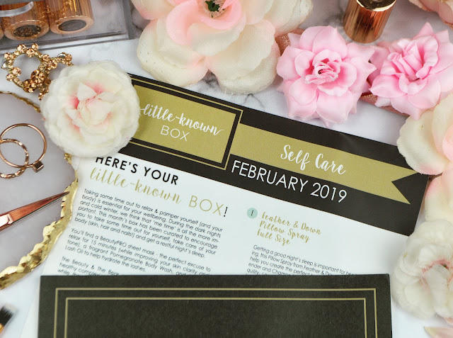 February 2019 Little Known Box - The Self Care Edit Review, Lovelaughslipstick Blog