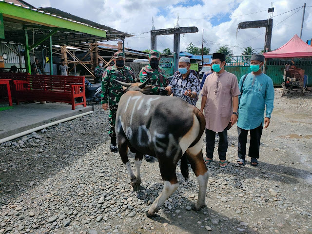 Christian Ireeuw Serahkan Hewan Qurban ke Masjid At-Taqwa DekaiChristian Ireeuw Serahkan Hewan Qurban ke Masjid At-Taqwa Dekai