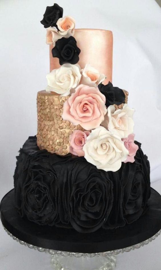23 Gambar Foto Hiasan  Desain Kue  Pengantin Pernikahan 