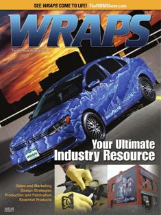 Wraps (NBM) 2013 - February 2013 | TRUE PDF | Annuale | Professionisti | Comunicazione | Wrapping
Wraps covers the materials, technology, and production of all forms of wrap applications including vehicle, fleet, building, flooring, and rough-surface wrapping. Shop owners will find it an authoritative source of business information on market trends, how-to application tips, design strategies and out-of-home and vehicle advertising.